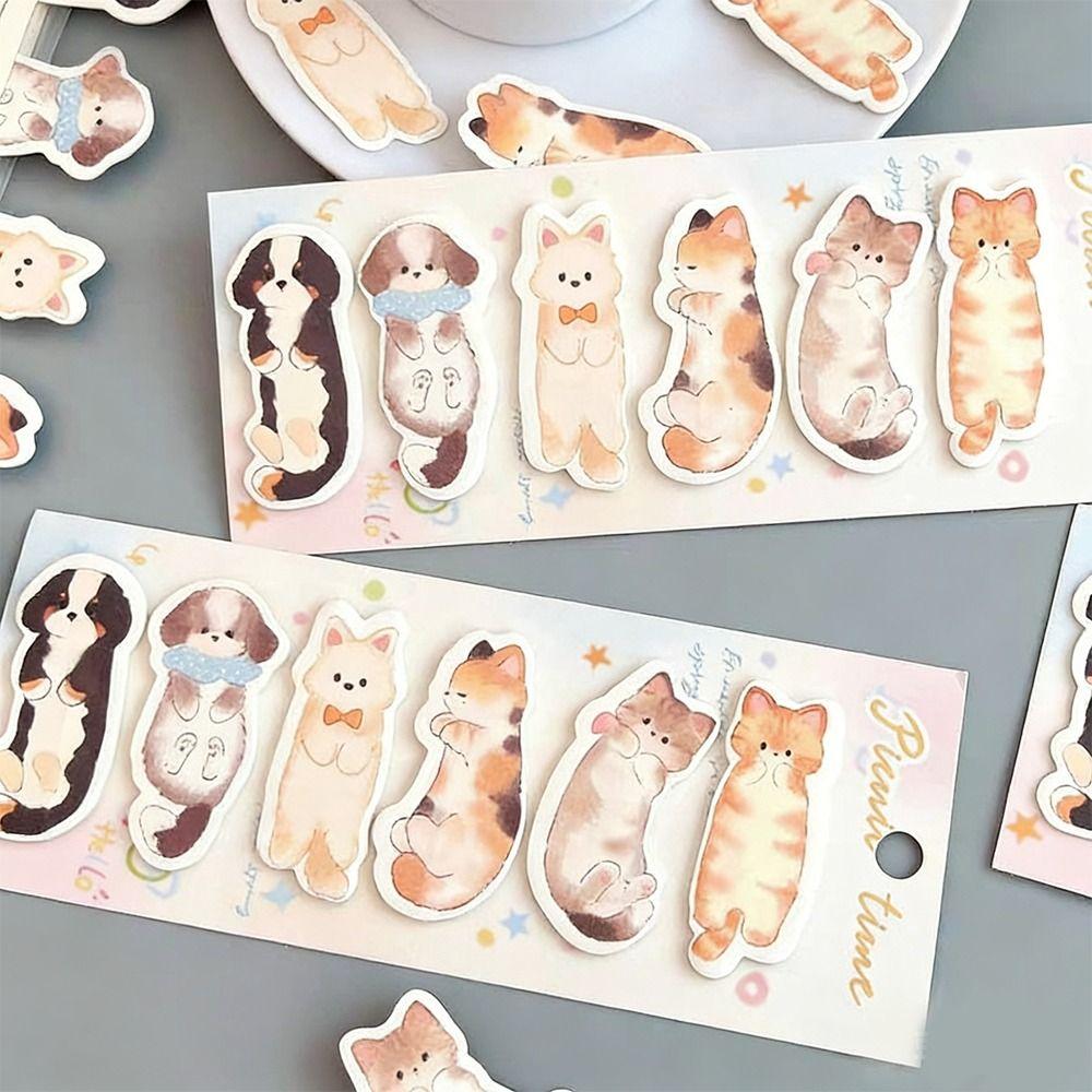 Cartoon Animal Sticky Notes Note Mark Memo Pads New Cat Index Tabs School Stationery