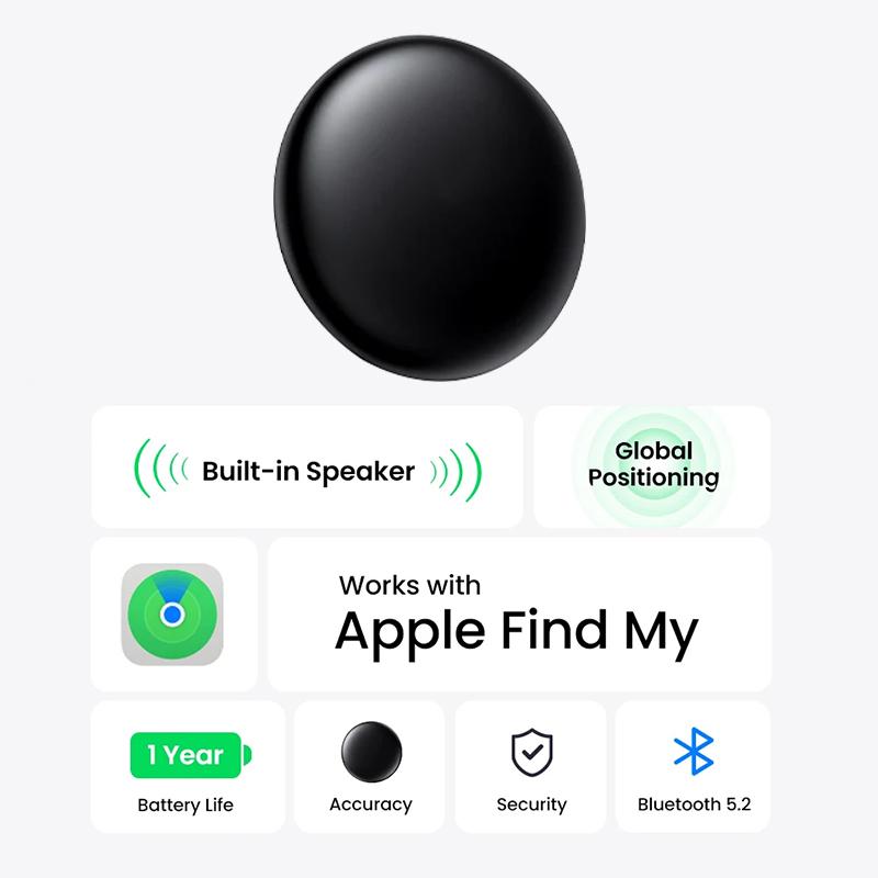 Anti-lose Security Finder Tracker для Apple Airtag Replacemnet Find My Bluetooth GPS Tracker для наушников-вкладышей IOS MFi Finder