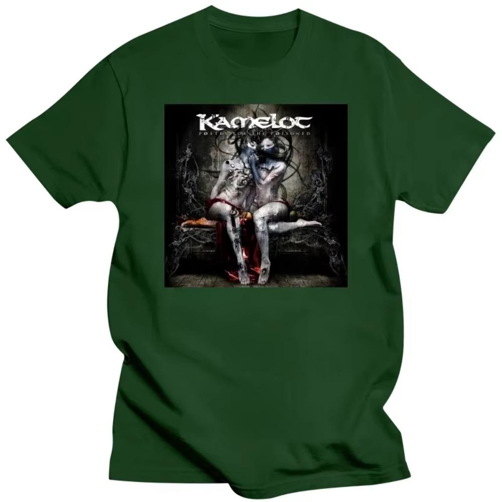 Новые мужские модные футболки в стиле пауэр-метал Kamelot, повседневные, хип-хоп, футболки, топы, одежда в стиле Харадзюку