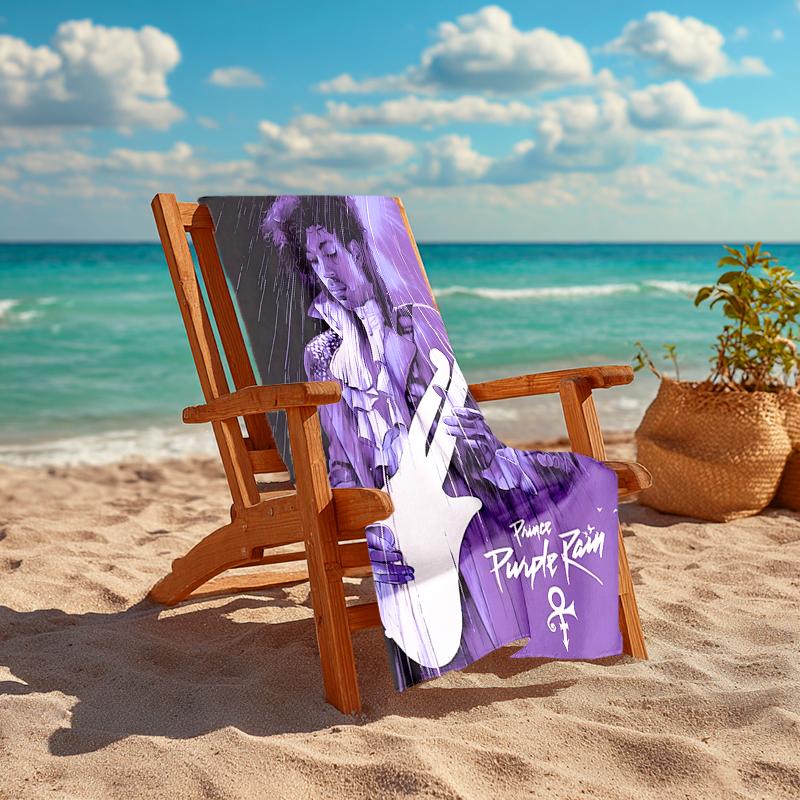 1pc Prince3 Beach Towel, Comfortable and Thick, and Swimming/Bath/Picnic/Camping Towel, Suitable for Seaside Beaches
