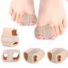 Toe Divider for Hallux Valgus Bigfoot Bone Overlapping Toe Separator Male and Female Fiber Double-hole Toe Brace Orthosis