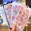1pc DIY 3D Stickers Creative Cartoon Animal Relief Stickers DIY Scrapbook Diary Cute Aesthetic Stickers School Stationery
