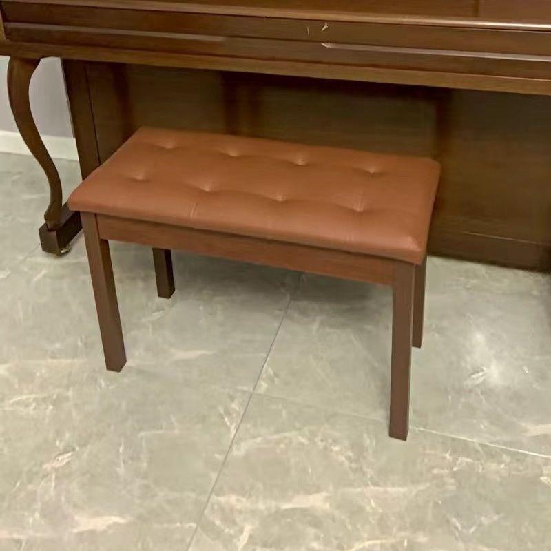 Регулируемый кожаный музыкальный стул с ящиком для хранения