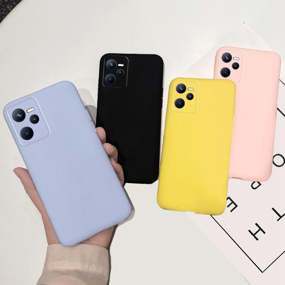 Чехол для Realme C35 RealmeC35 C 35 4G RMX3511 2022 Конфетный цвет Силиконовый Мягкий Чехлы Для Realme Narzo 50A Prime Телефон Бампер