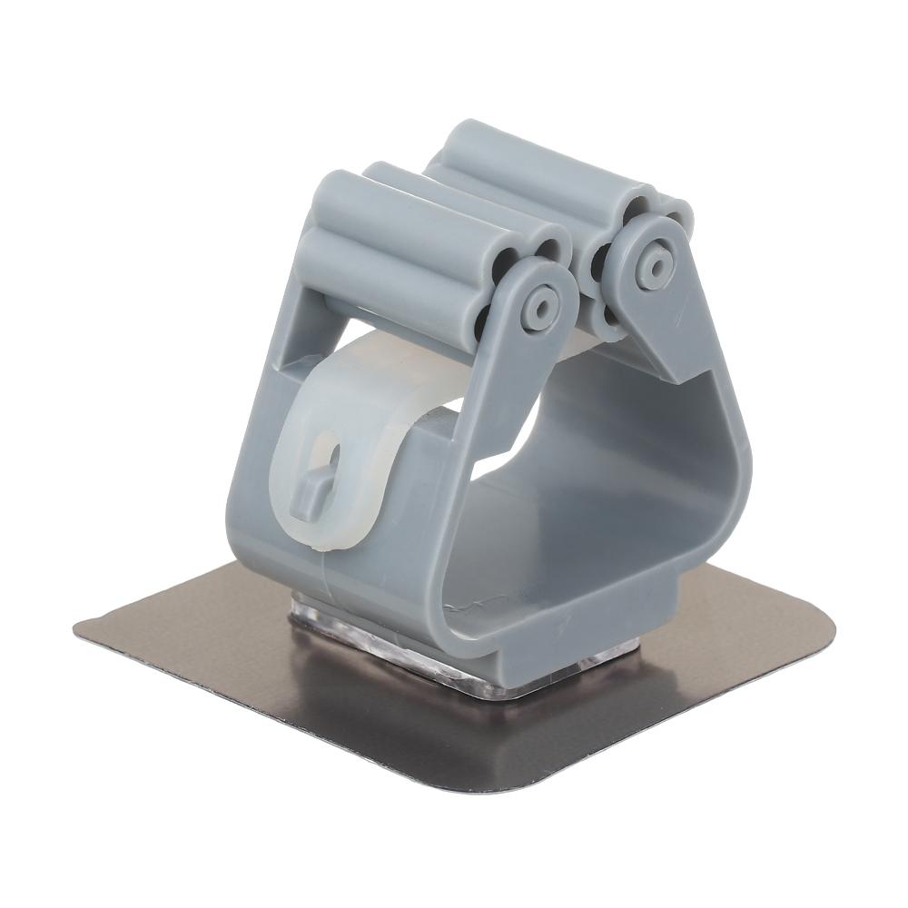 Органайзер для ванной комнаты, самоклеящаяся вешалка для метлы, пружинный зажим, настенные крючки, держатель для швабры