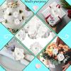 50/100pcs Artificial Flowers Rose Wedding Home Festival Decor Bridal Outdoor Garden Yard Flower Head DIY Headwear Gift Candy Box