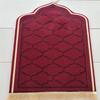 Non-slip Portable Flannel Carpet Prayer Mat Soft Flannel Travel Prayer Rug Worship Kneel Embossing Floor Carpets for Muslim Ramadan