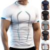 Mens Quick Dry Sport Fitness Short Sleeve Top Lightweight T-shirt Gym Blouse