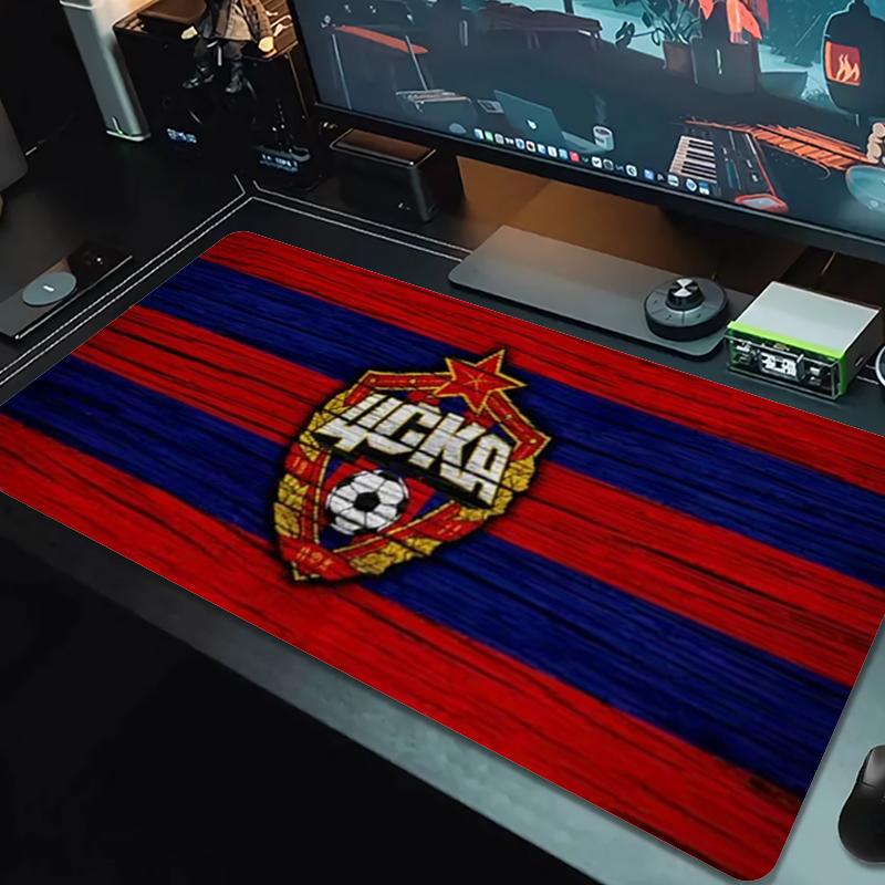 Коврик для мыши PFC ЦСКА София Большой Игровой Коврик для Стола Нескользящий для Ноутбука Планшета Большой Коврик для Мыши XXL Коврик Мини-ПК Коврик для Игр С Замком по Краю_xia