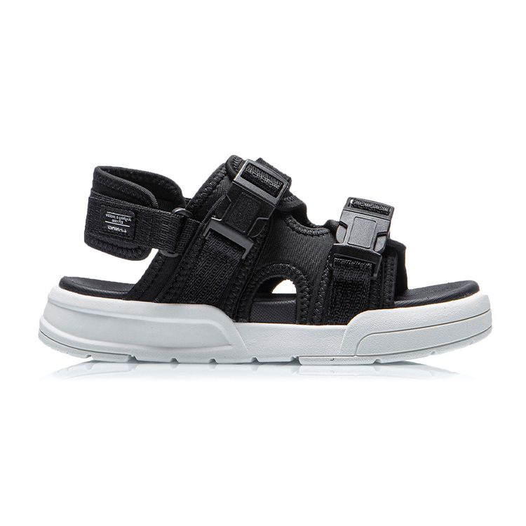 Сандалии спортивные детские LiNing Youth Coca, черные, белые YKUR010-1