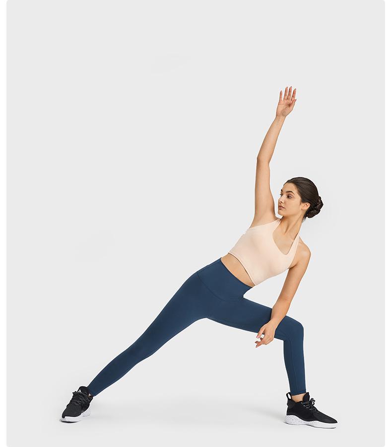 Женские леггинсы для йоги с высокой талией LULU с карманом для визуального удлинения ног