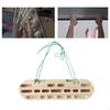 Climbing Hangboard Hand Grip, Strengthener Wooden Hang Board Practice Pull Up Fingerboard, Finger