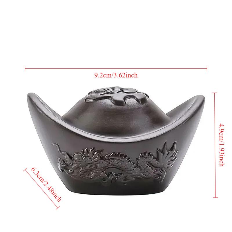 High-end Teapot Cover Holder Purple Sand Xianglong Cover Tray Tea Ceremony Accessories Creative Teaware Vintage Tea Cover Holder