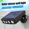 Solar Powered Motion Sensing Floodlight, Durable and Suitable for Outdoor Use, Gardens, Balconies, and Courtyards