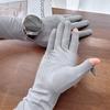 Женские солнцезащитные перчатки с защитой от ультрафиолета, дышащие летние варежки для вождения, женские