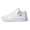 adidas Forum J Белые переливающиеся детские кроссовки Cloud-White Core-Black GY9249