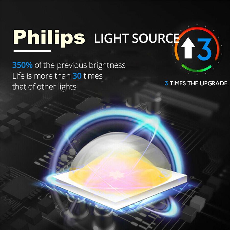 1Pair 24W Off Road Car 6000K Led Work Light Bar Headlight Waterproof With Switch