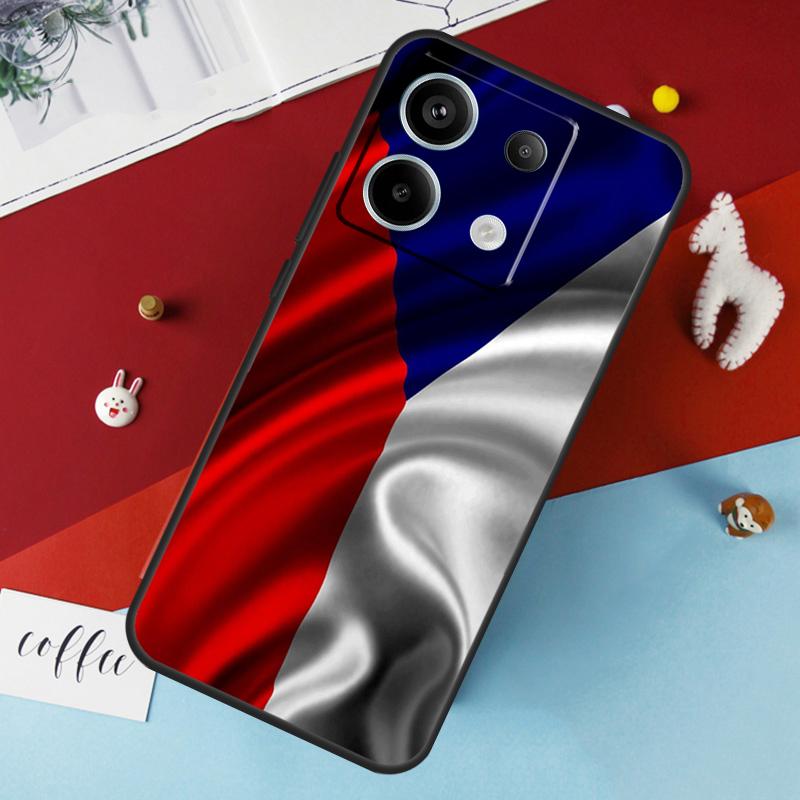 Чехол с чешским флагом для Xiaomi Redmi 12 13C 12C 10C 9C Redmi Note 13 9 10 11 12 Pro 9S 10S 11S 12S