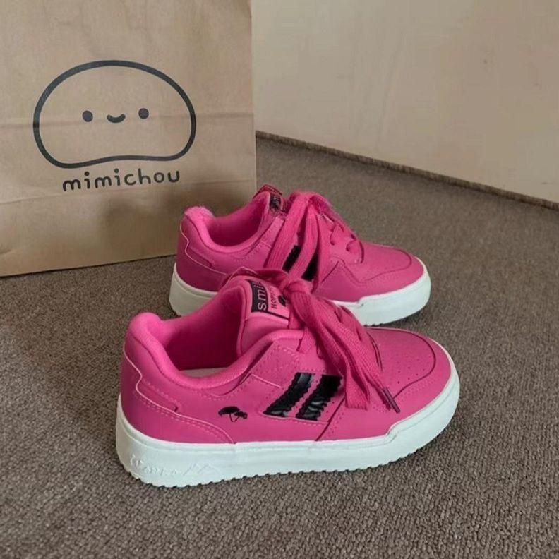Women's Shoes Autumn New Original Niche Bread Shoes Women's Dopamine Casual Versatile Breathable Student Board Shoes