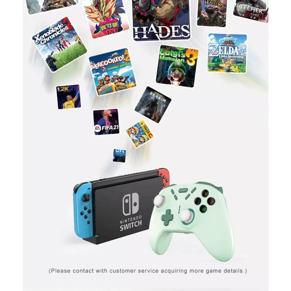 Беспроводной игровой контроллер, совместимый с Bluetooth, для Switch/ PS4/PS3/ Steam/ IOS13.4+/Android (HID)/ Геймпад-джойстик Harmony OS