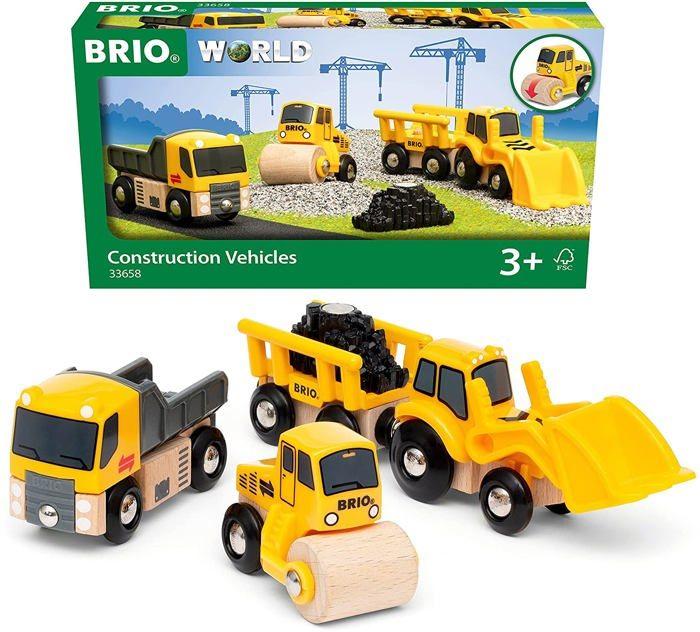 Coffret de 3 engins de chantier BRIO - Ravensburger - Mixte dès 3 ans