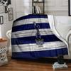 Tottenham Crest Design Flannel Blanket, Soft Polyester, Modern Design, All-Season for Camping, Travel, Gifts for holidays or birthdays