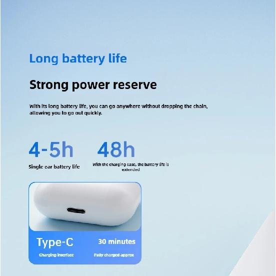 Беспроводные наушники Air Pro4 Bluetooth 5.3, внутриканальные, подходят для спорта, игр и офисной работы, совместимы со всеми ушами