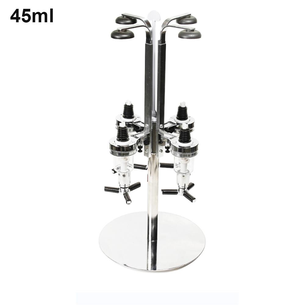 Вращающаяся подставка для шейкера для коктейлей, диспенсер для 4 бутылок спиртного, стойка для вина, пиво, алкоголь, бар, напитки, разделитель