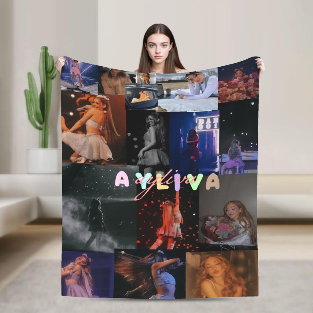 Ayliva Singer Tour 2025 Blanket Cozy Soft Throw Blankets for Bed 50x60 Inch Multiple Sizes Bedspread