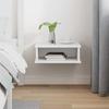 Nightstand White 40 x 31 x 15 cm Engineered Wood