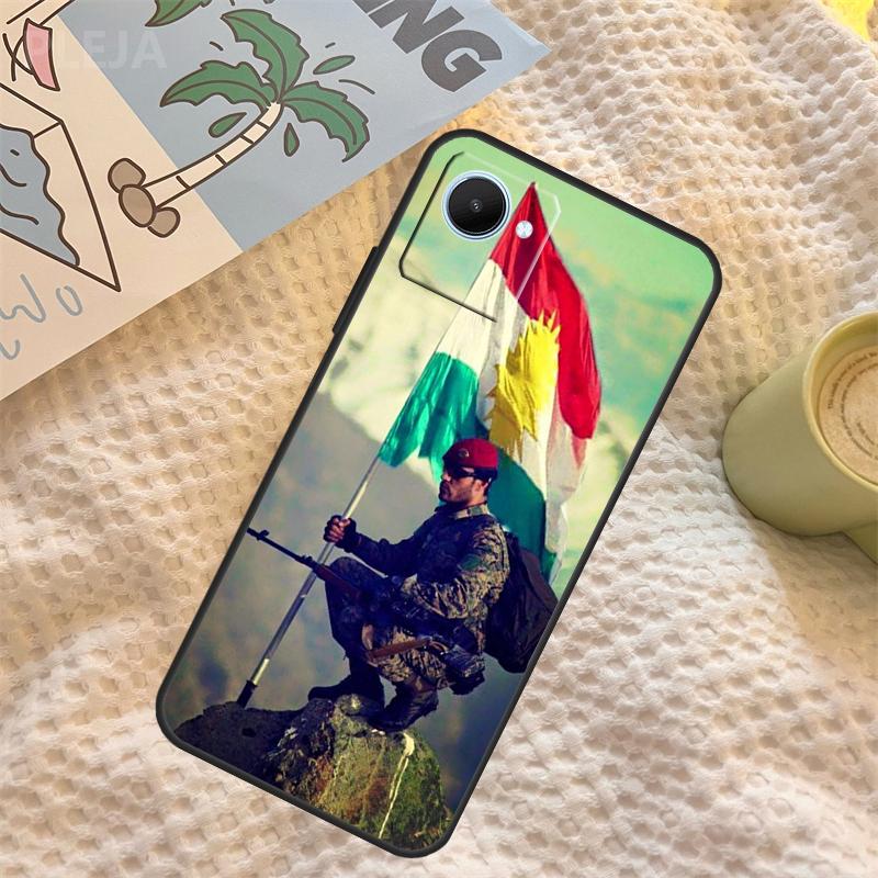 Kurdistan Flag Case For Realme 15 11 12 13 14 Pro Plus C65 C67 C71 C63 C61 C55 C51 C53 C35 C75 GT6 GT7 Pro