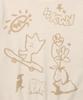 WACKY WILLY Jacquard Pullover Knit Cream