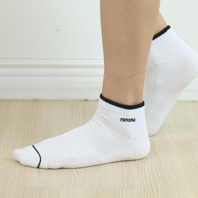 RENOMA Men's Sports Front Coringle Sneaker Socks (3 Pairs)