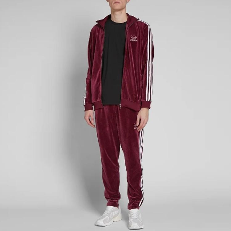 adidas Оригинальные куртки Мужские Бордовый Стойка Умеренный Другое DH5789
