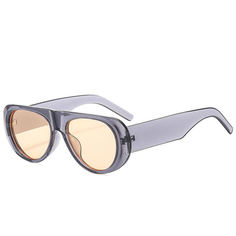 Винтажные женские квадратные солнцезащитные очки с большой оправой, брендовые, черные, круглые, крутые, мужские солнцезащитные очки, цельные, дизайнерские, солнцезащитные очки-авиаторы