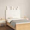 VidaXL Wall-mounted Headboard White 82.5x3x80 Cm Solid Pine Wood 824804