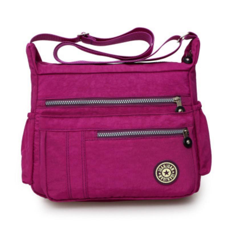 Новая нейлоновая сумка женская на плечо кроссбоди корейская повседневная большой вместимости многокарманная сумка для мамы