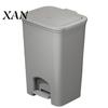 Space Saving Trash Can Pedal Can, with Dual-mode Lid, Easy Access Garbage Compact Recycling Bin Odor-proof Slim Solid Color Waste Basket, for Bathroom
