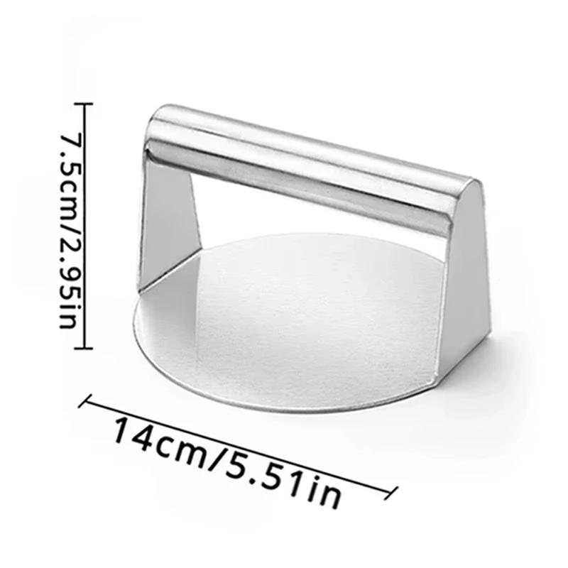 1pc Stainless Steel Hamburg Meat Press Hamburger Press Kitchen Gadgets Meat Pie Make Kitchen Accessories Cooking Accessories