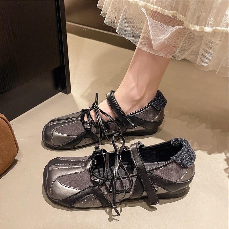Ballet Mary Jane Women's Summer New Soft-soled Casual Sports Board Shoes Retro