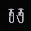 50 шт. карниз для штор Mute Slider пряжка для штор подвесная штора рулонная штора раздвижная шторная направляющая крючки для бегунков