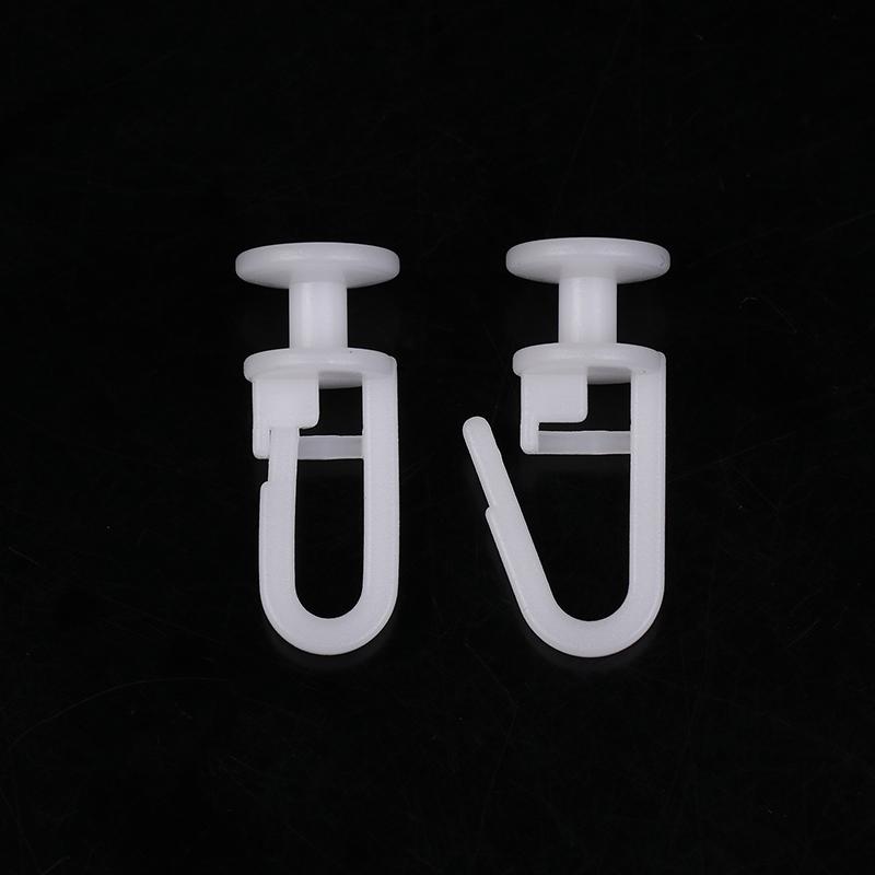 50 шт. карниз для штор Mute Slider пряжка для штор подвесная штора рулонная штора раздвижная шторная направляющая крючки для бегунков