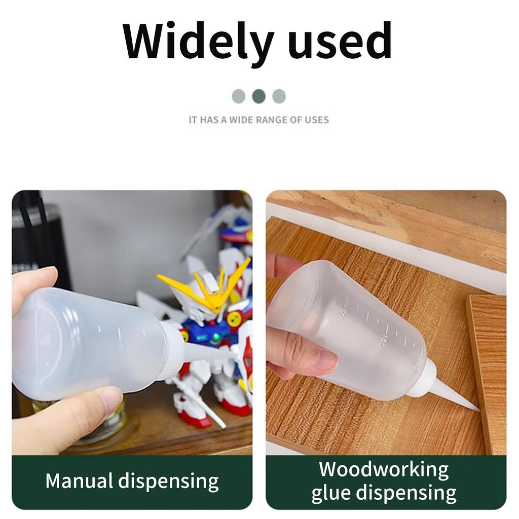 4 шт. бутылки с дозатором, пластиковые насадки, бутылка для выдавливания, для клея, масла и моющих средств, для DIY-проектов