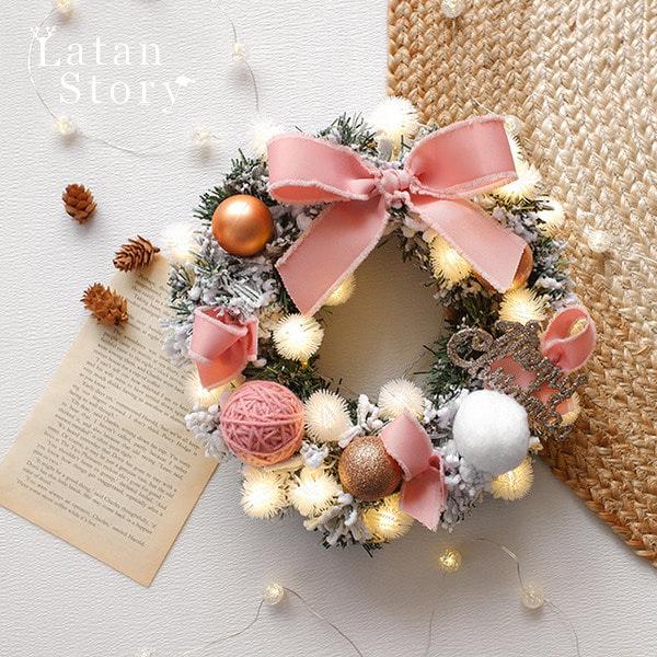 New Christmas Wreath Garland for Window, Door, and Venue Decorations