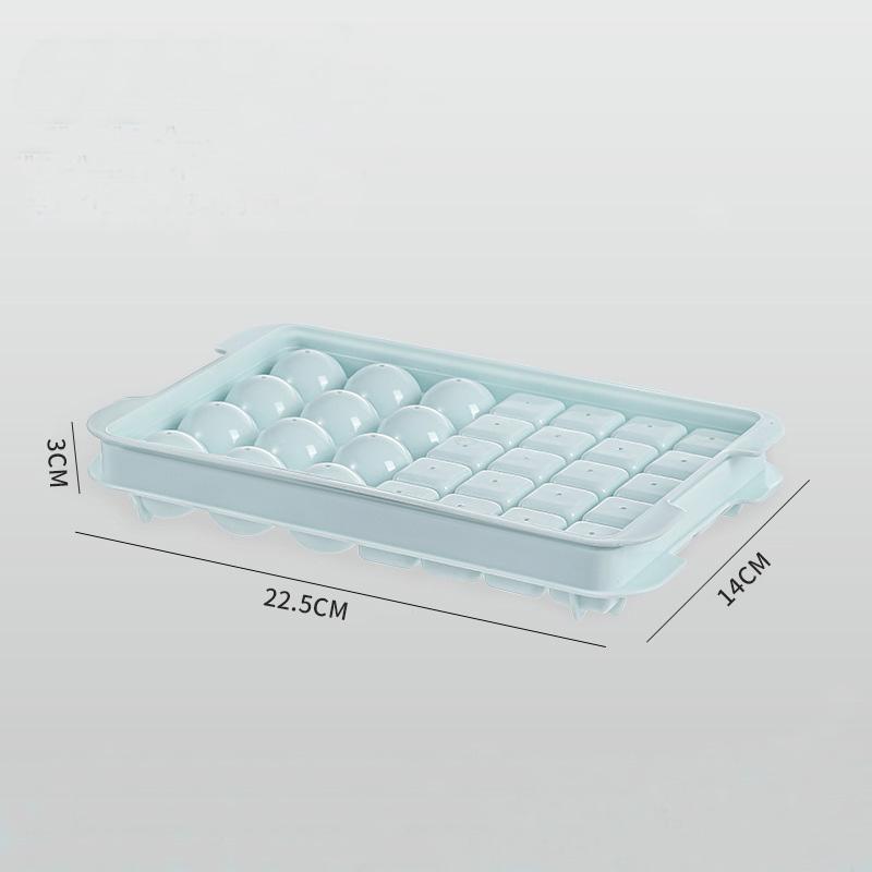 32 Ice Boll Hockey PP Mold Frozen Whiskey Ball Popsicle Ice Cube Form Box Lollipop Making Gifts Kitchen Tools Accessories