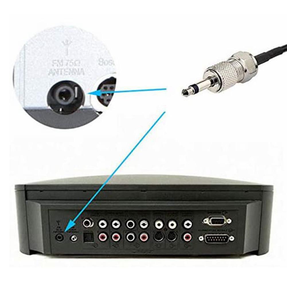 Антенна DAB Антенна типа F Разъем-вилка FM-радио Всенаправленный