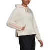 adidas Толстовка с 3 полосками Essentials, толстовка с капюшоном, женские топы, белые H10238