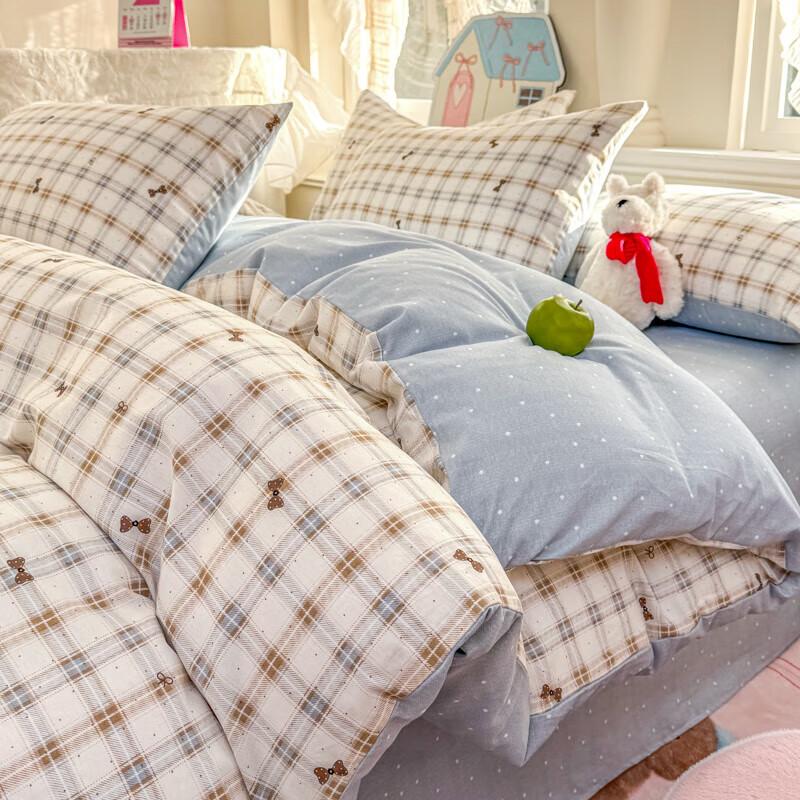 Grace Постельный набор из 4 предметов из 100% хлопка с принтом