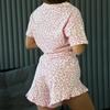 Модный свободный пижамный комплект с леопардовым принтом, удобный, с коротким рукавом, одежда для сна для женщин, шорты 2025
