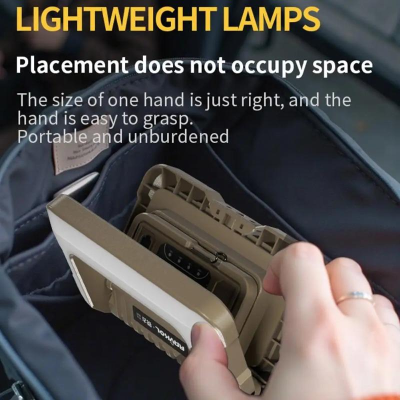 Portable Hanging Lanterns For Camping Ultra-Bright Illumination Emergency Tent Light With Rechargeable Long Battery Life Z4E1